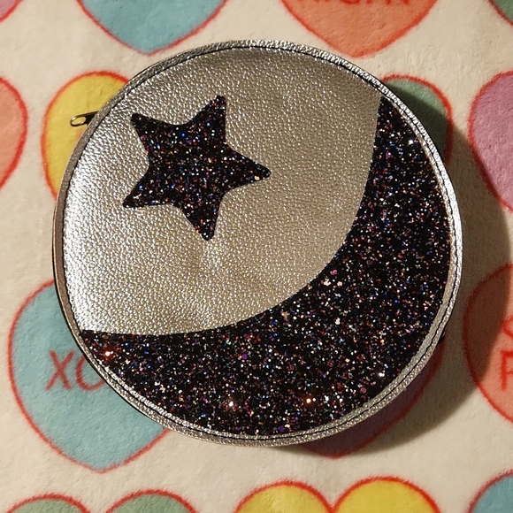 None Handbags - Celestial Moon and star Crossbody
